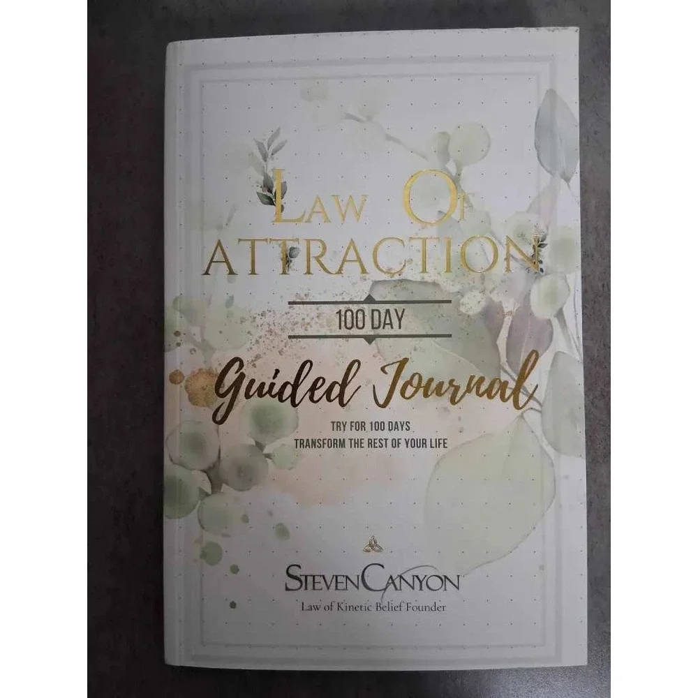 Steven Canyon Law of Attraction 100 Day Guided Journal Manifestation Planner